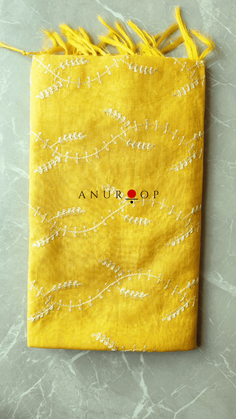 Dahliya Chanderi Silk Suit - Image 11