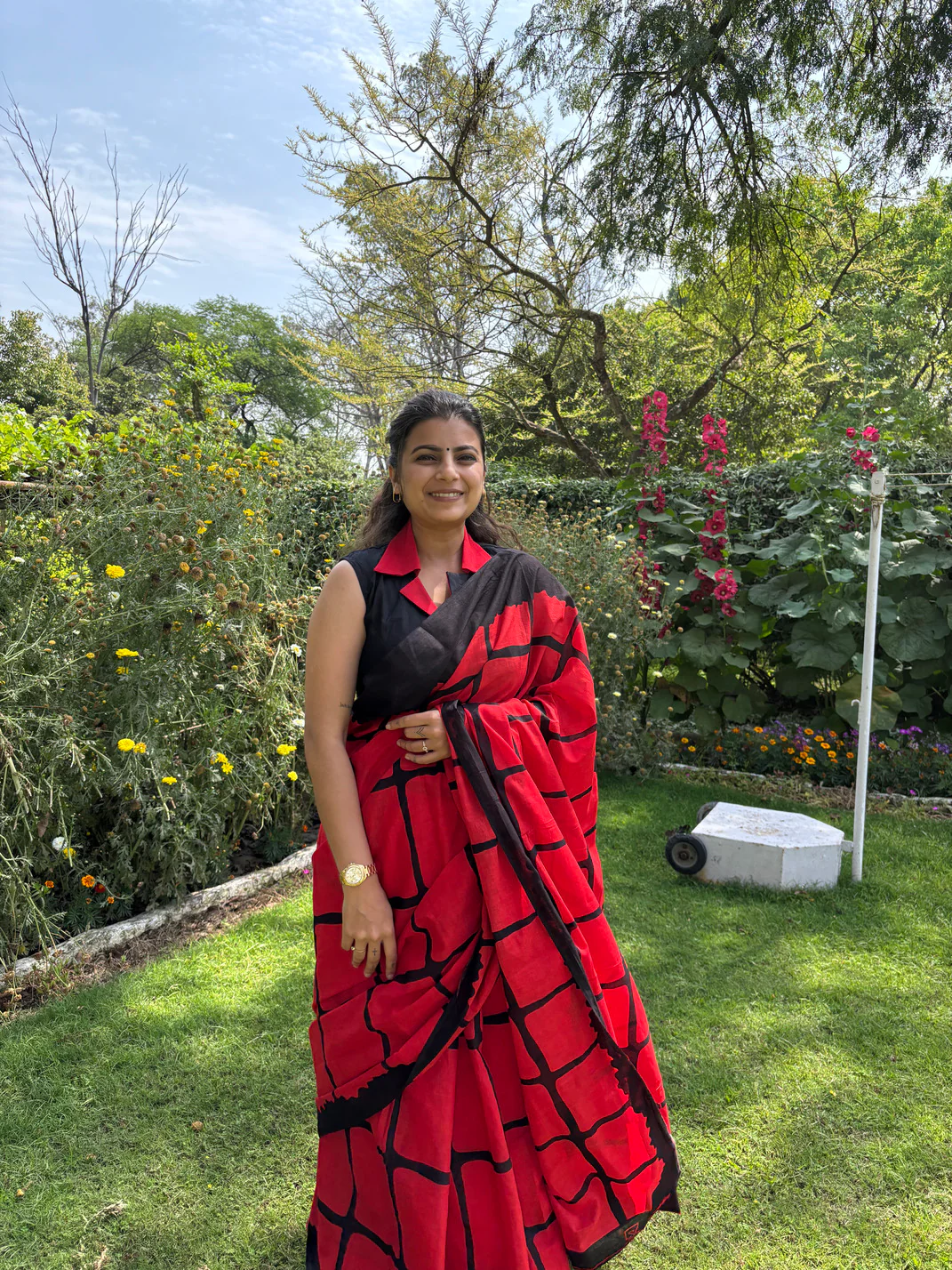 Dramatic Queen Cotton Saree - Image 5