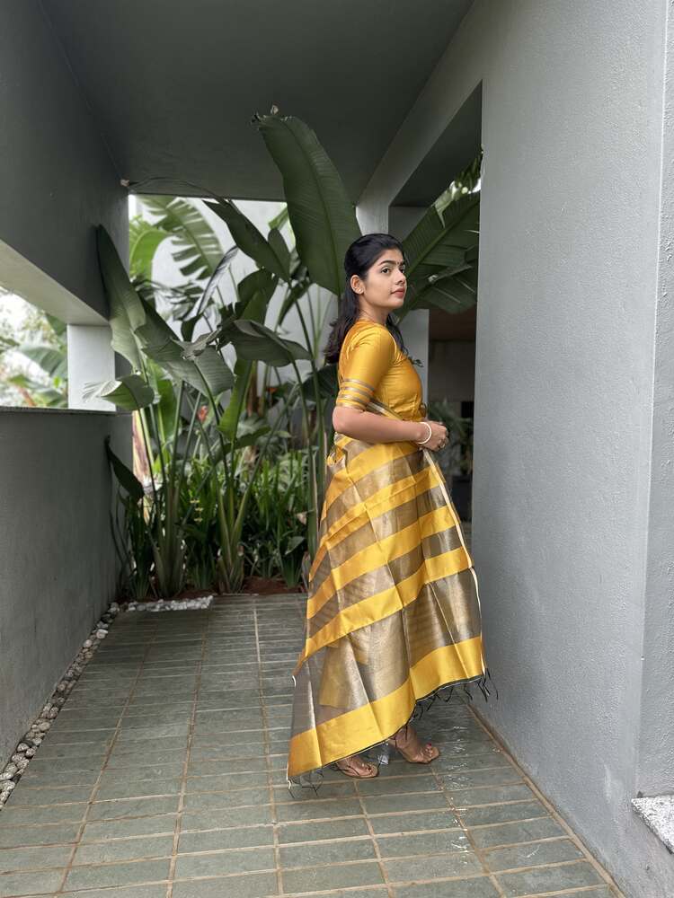 Amber Heart Rise Banarsi Silk Stitched Suit - Image 11