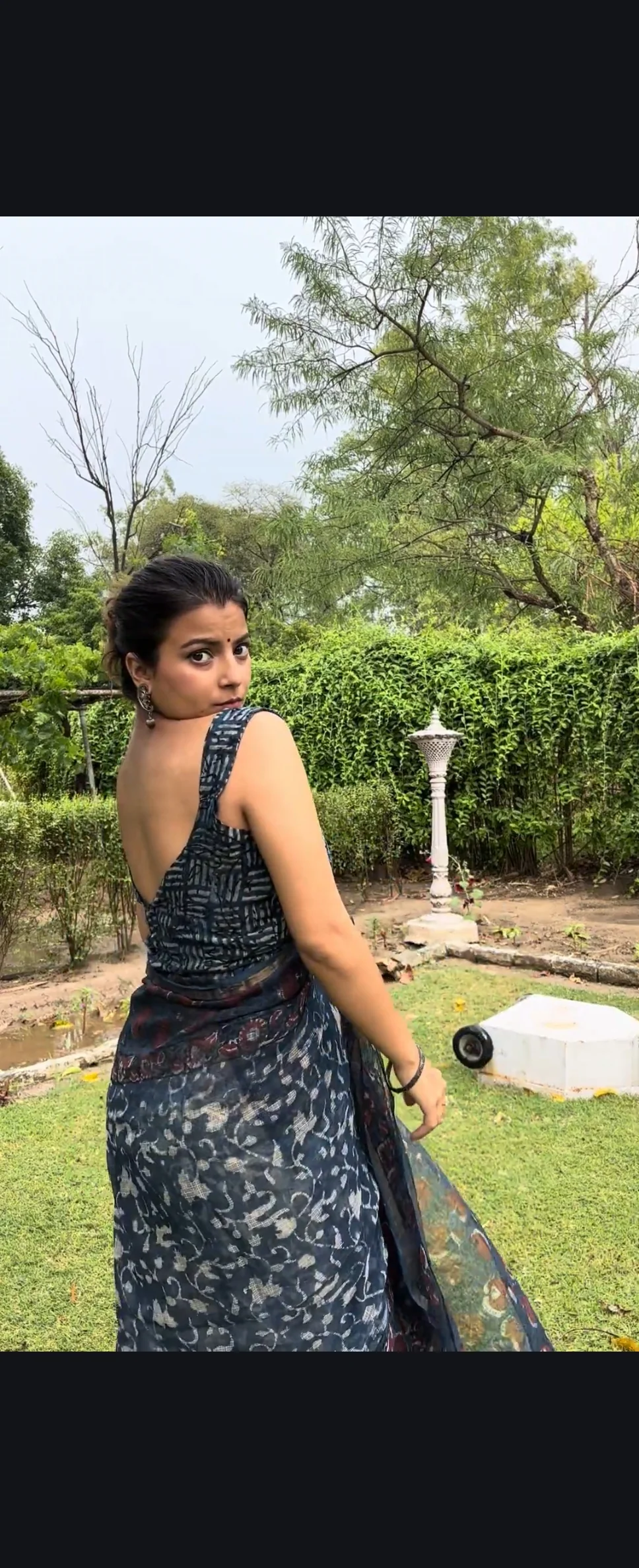 Indigo Love Kota Saree - Image 4