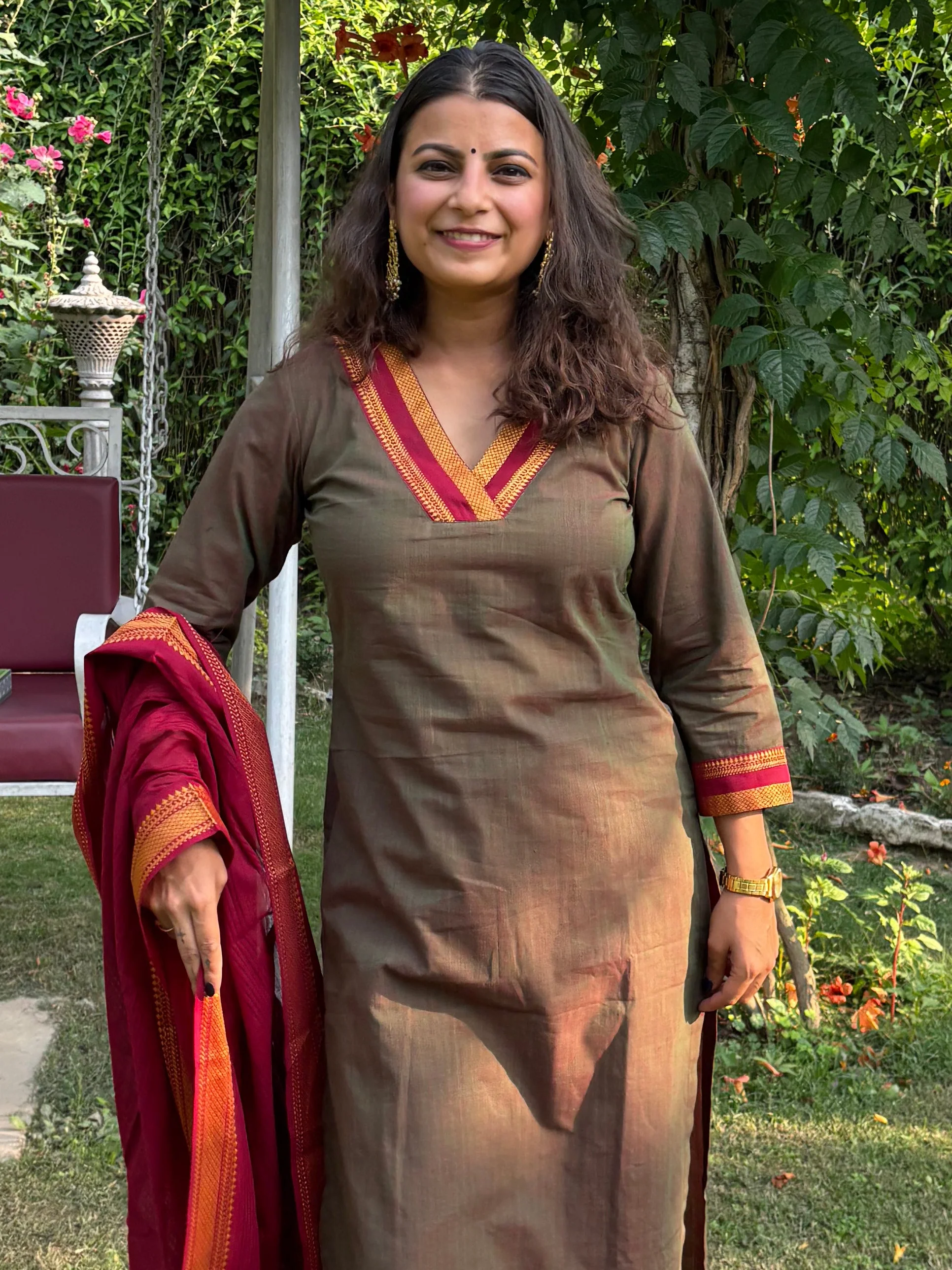 MaroonPlay  Cotton Suit - Image 5