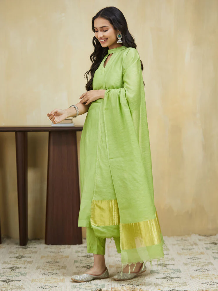 Mint Love Unstitched Suit Set - Image 10