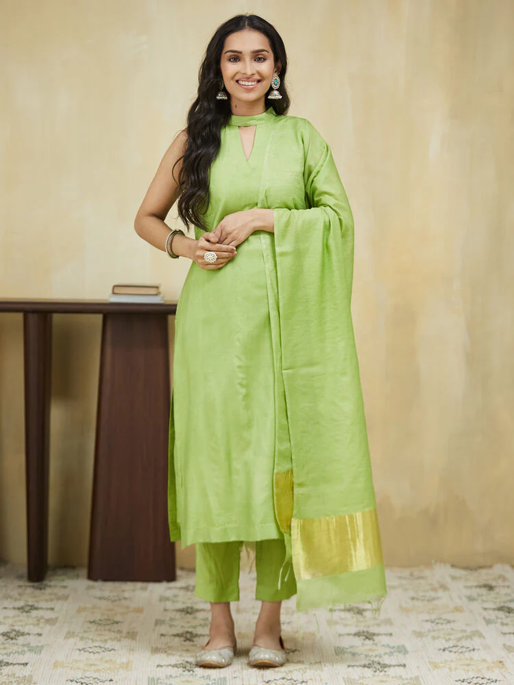 Mint Love Unstitched Suit Set - Image 6