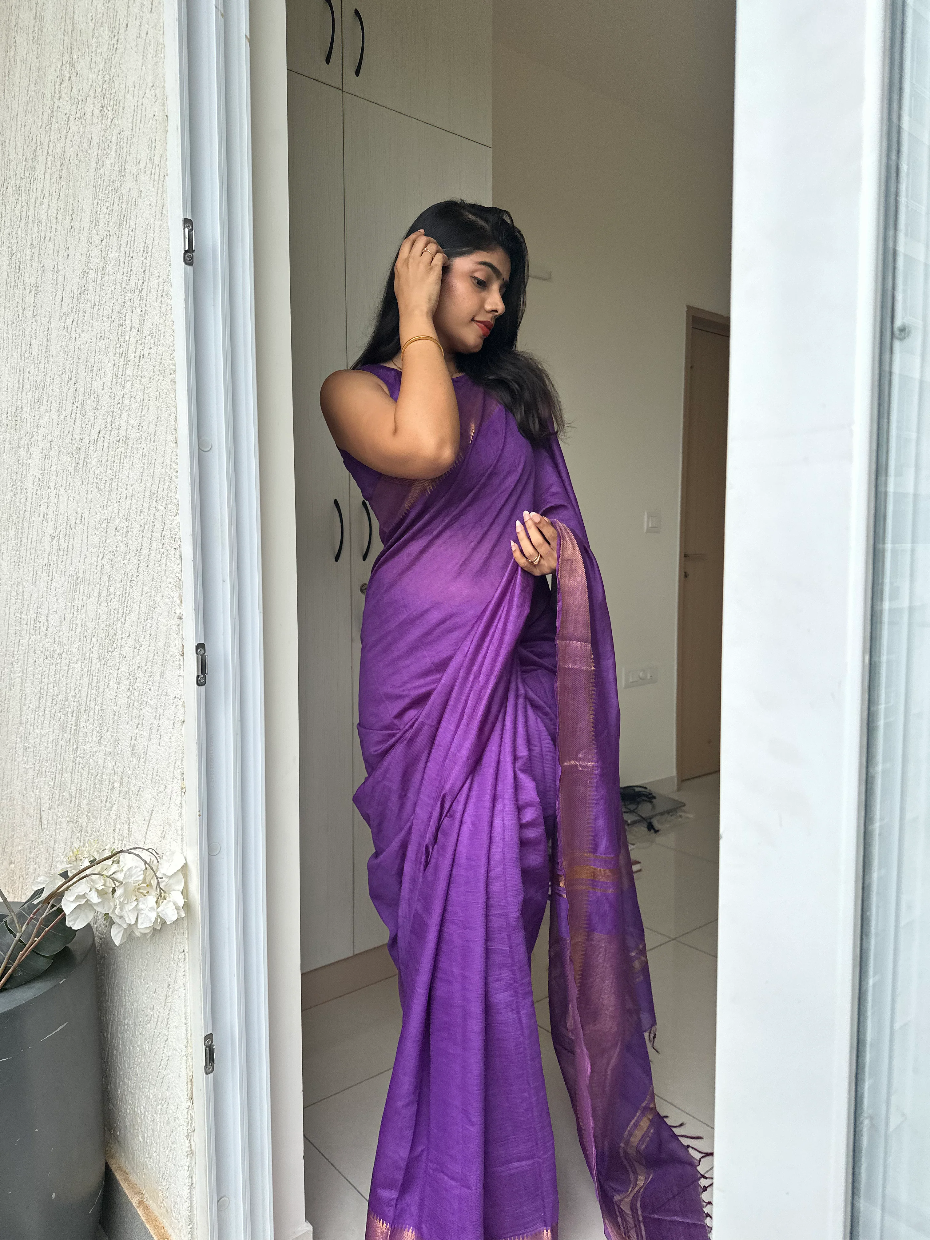 Sara Mangalgiri Silk Saree - Image 2