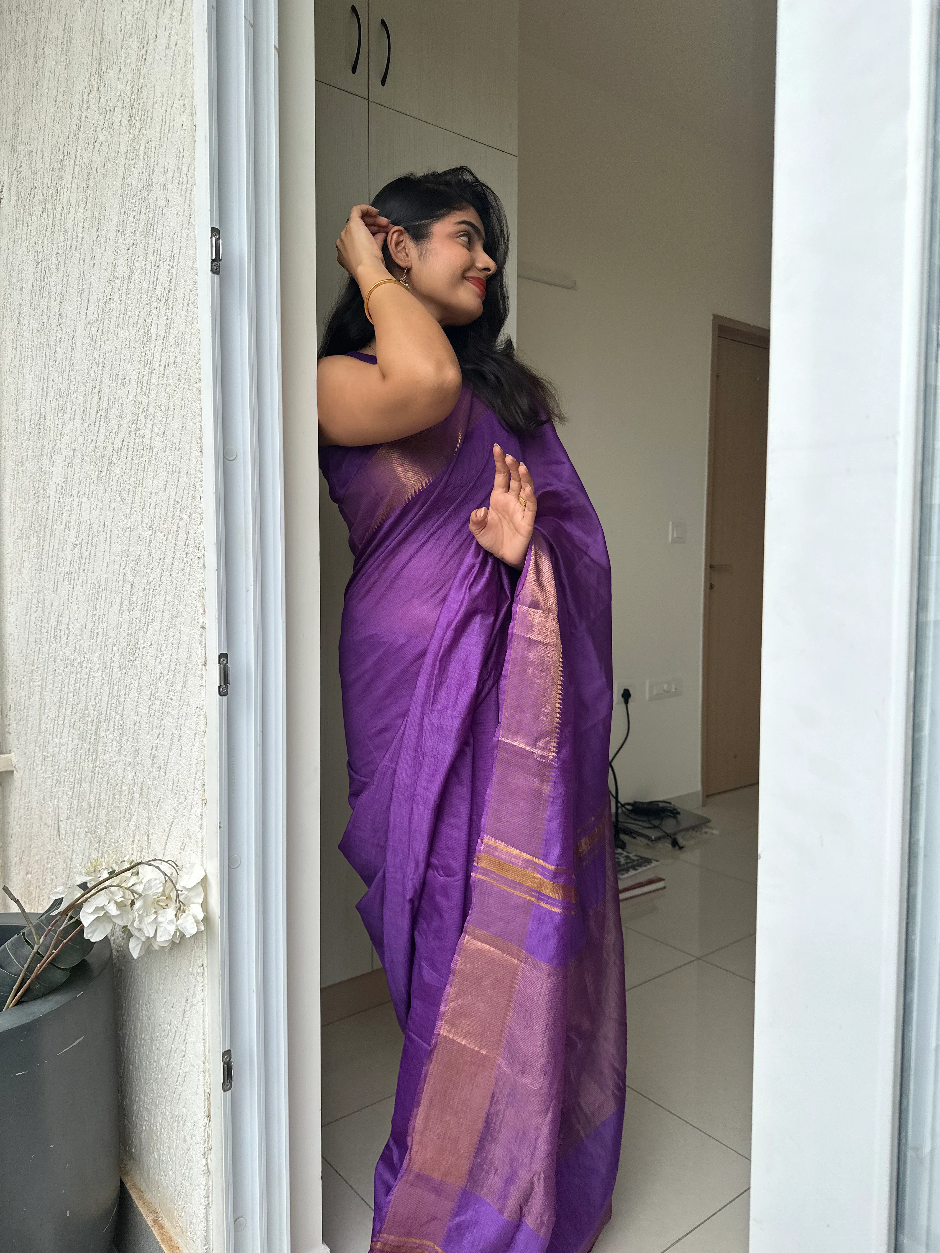 Sara Mangalgiri Silk Saree - Image 21