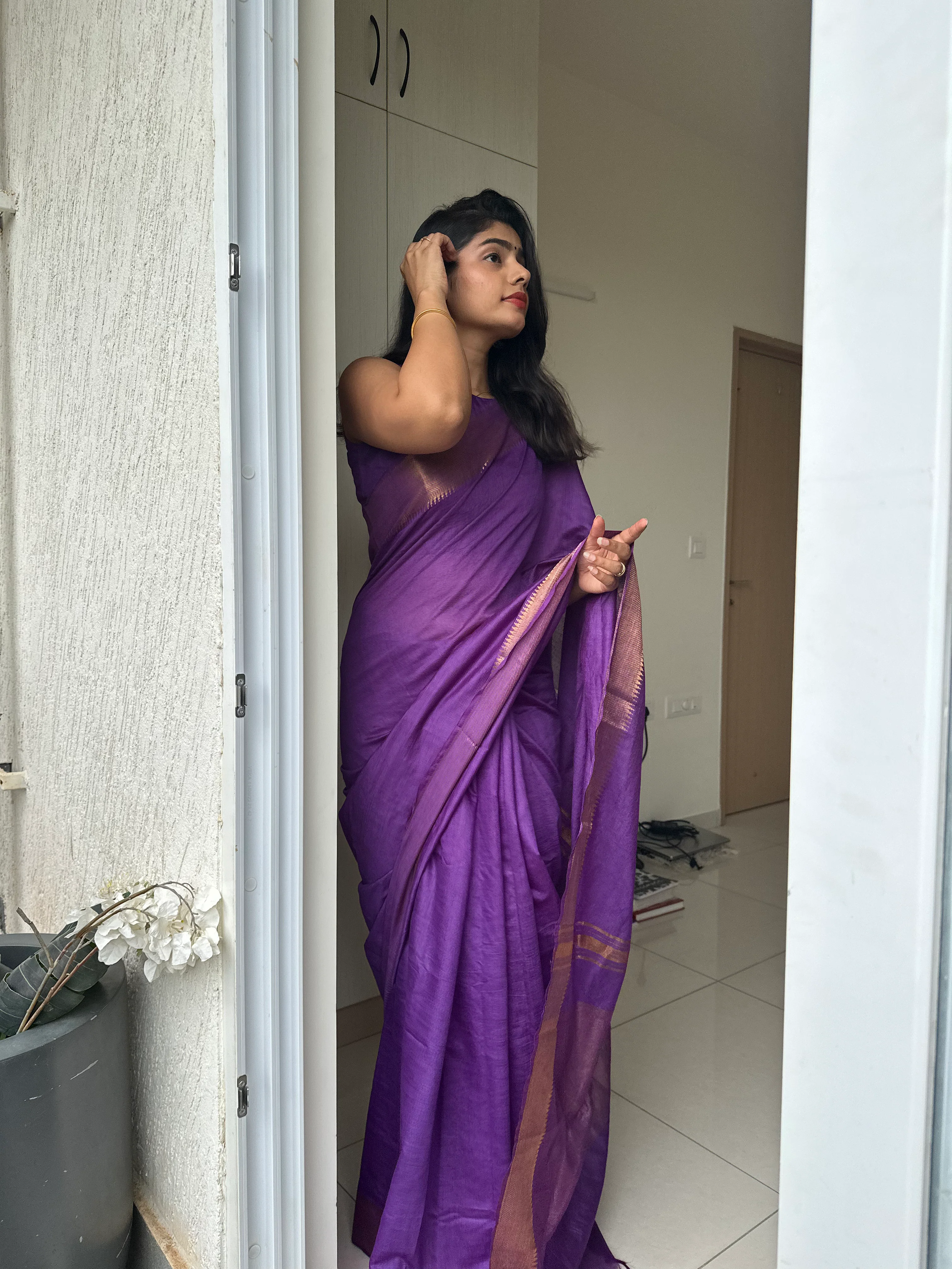 Sara Mangalgiri Silk Saree - Image 6