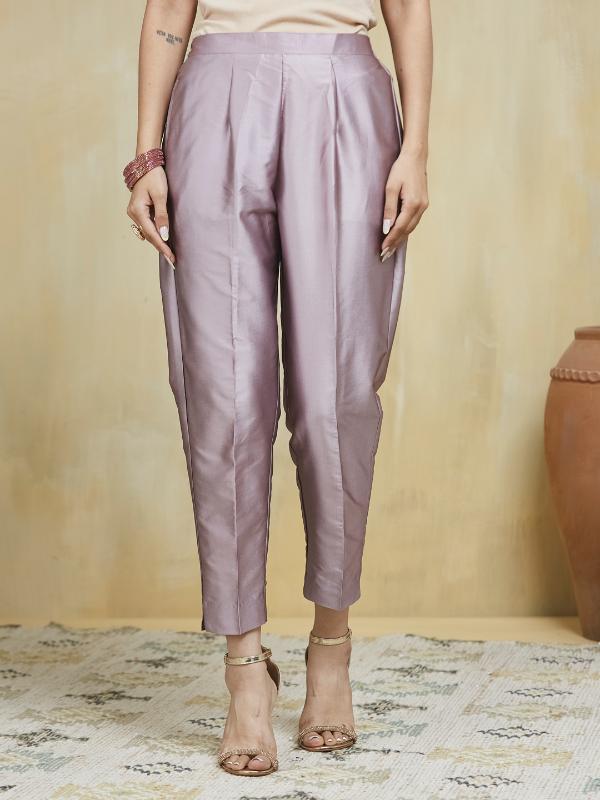 EOSS Strawberry Glaze Banarsi Silk Stitched Suit - Image 14